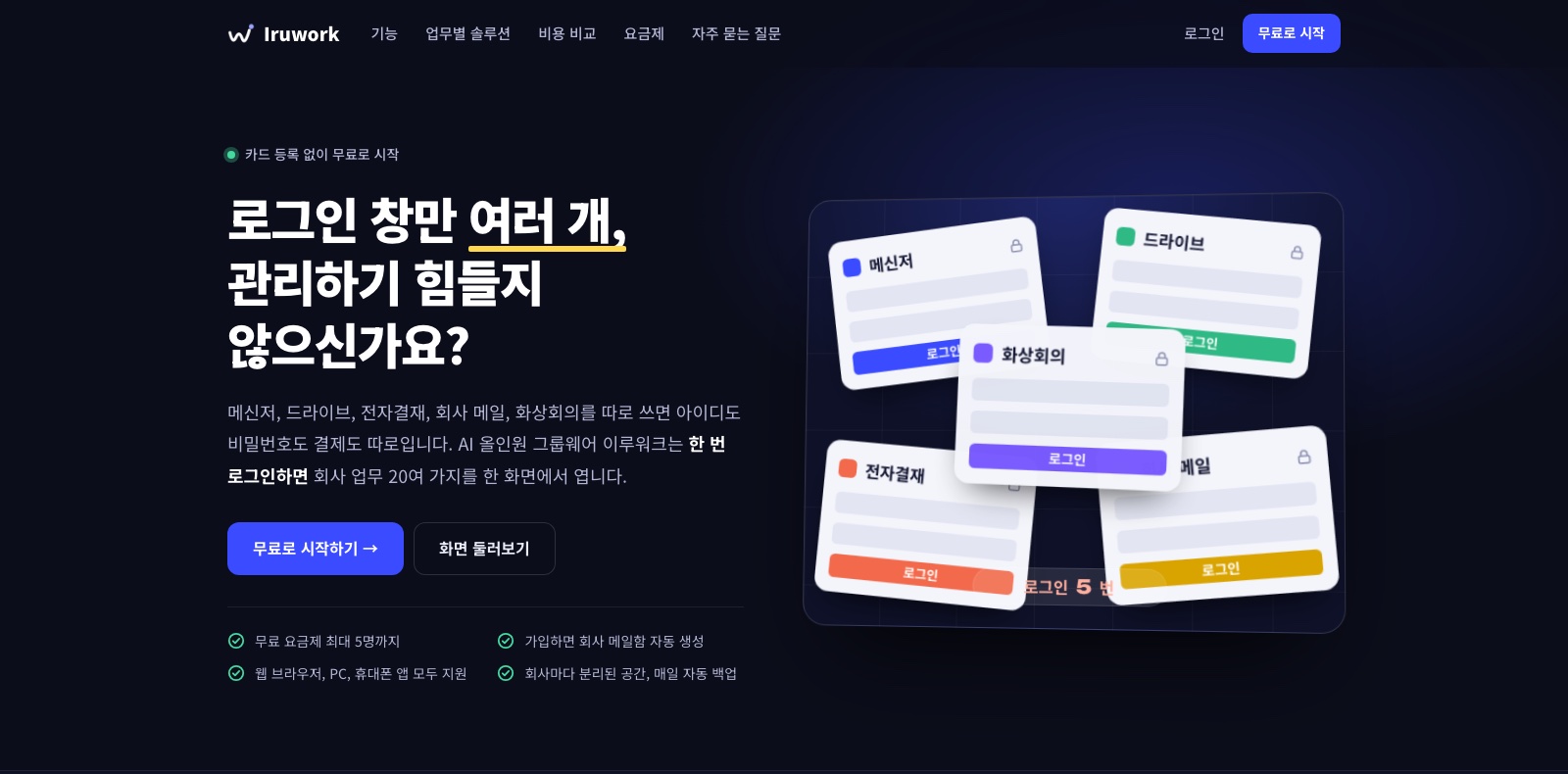 이루워크 (Iruwork) — 시스템 개발 사례